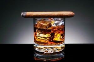 Cigar and scotch 