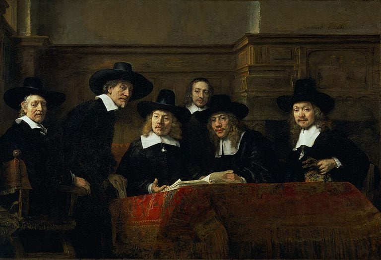 Rembrandt's "The Syndics of the Drapers’ Guild"