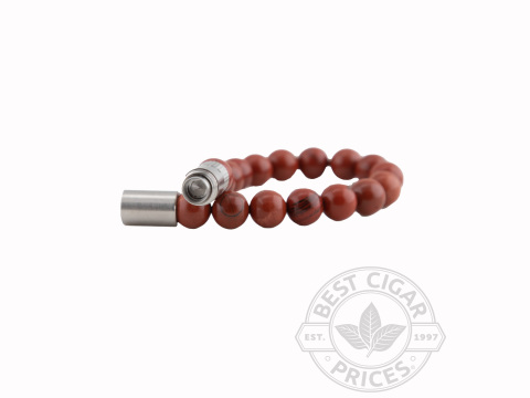 Punch Cutter Bracelet - Red Jasper & Stainless Steel