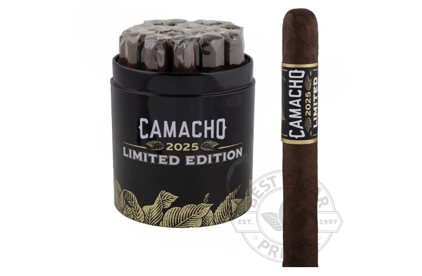 jar of camacho 2025 limited edition cigars